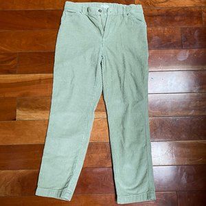 PacSun Kids Corduroy Carpenter Pants- Sage Green